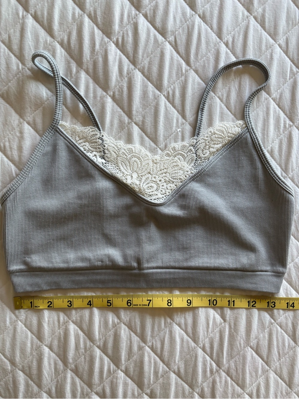 Cute Bralette Bundle (3) - Auden, Colsie, & Lace Triangle Bralette- Size Lg - Picture 5 of 15